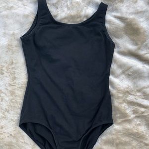Black Capezio Leotard Girls Size Large